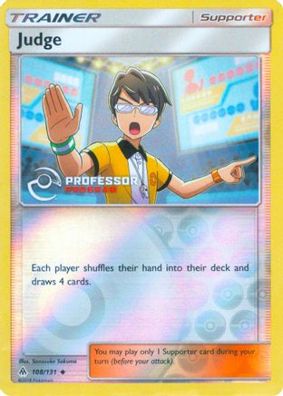 Judge (2019)  - Reverse Holofoil Professor Program Promos - Promo Professor Program Promos Pokemon Single  Squirtle Squad Card Shop.