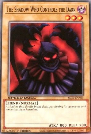 The Shadow Who Controls the Dark (SS05-ENA09) - Speed Duel Decks: Twisted Nightmares 1st Edition Speed Duel Decks: Twisted Nightmares Yugioh Single  Squirtle Squad Card Shop.