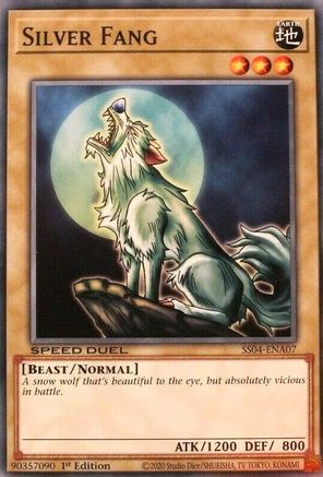 Silver Fang (SS04-ENA07) - Speed Duel Decks: Match of the Millennium 1st Edition Speed Duel Decks: Match of the Millennium Yugioh Single  Squirtle Squad Card Shop.