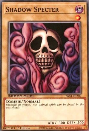 Shadow Specter (SS04-ENA09) - Speed Duel Decks: Match of the Millennium 1st Edition Speed Duel Decks: Match of the Millennium Yugioh Single  Squirtle Squad Card Shop.