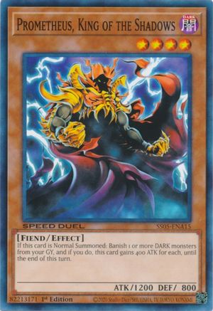 Prometheus, King of the Shadows (SS05-ENA15) - Speed Duel Decks: Twisted Nightmares 1st Edition Speed Duel Decks: Twisted Nightmares Yugioh Single  Squirtle Squad Card Shop.