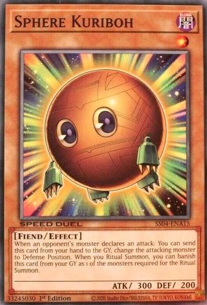 Sphere Kuriboh (SS04-ENA15) - Speed Duel Decks: Match of the Millennium 1st Edition Speed Duel Decks: Match of the Millennium Yugioh Single  Squirtle Squad Card Shop.