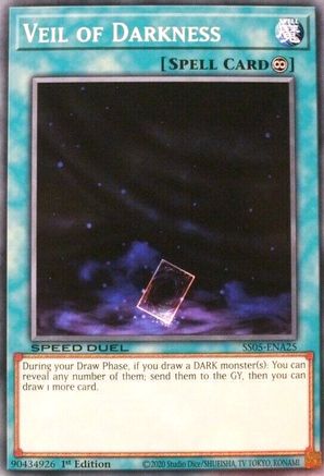 Veil of Darkness (SS05-ENA25) - Speed Duel Decks: Twisted Nightmares 1st Edition Speed Duel Decks: Twisted Nightmares Yugioh Single  Squirtle Squad Card Shop.