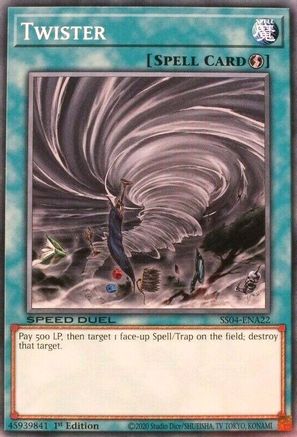 Twister (SS04-ENA22) - Speed Duel Decks: Match of the Millennium 1st Edition Speed Duel Decks: Match of the Millennium Yugioh Single  Squirtle Squad Card Shop.