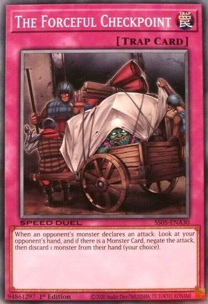 The Forceful Checkpoint (SS05-ENA30) - Speed Duel Decks: Twisted Nightmares 1st Edition Speed Duel Decks: Twisted Nightmares Yugioh Single  Squirtle Squad Card Shop.
