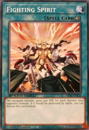 Fighting Spirit (SS04-ENA24) - Speed Duel Decks: Match of the Millennium 1st Edition Speed Duel Decks: Match of the Millennium Yugioh Single  Squirtle Squad Card Shop.