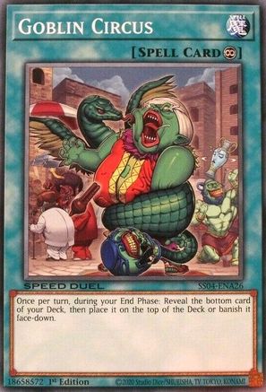 Goblin Circus (SS04-ENA26) - Speed Duel Decks: Match of the Millennium 1st Edition Speed Duel Decks: Match of the Millennium Yugioh Single  Squirtle Squad Card Shop.