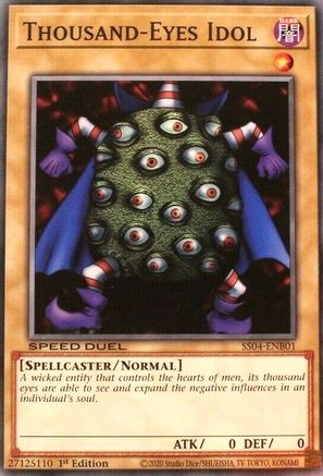 Thousand-Eyes Idol (SS04-ENB01) - Speed Duel Decks: Match of the Millennium 1st Edition Speed Duel Decks: Match of the Millennium Yugioh Single  Squirtle Squad Card Shop.