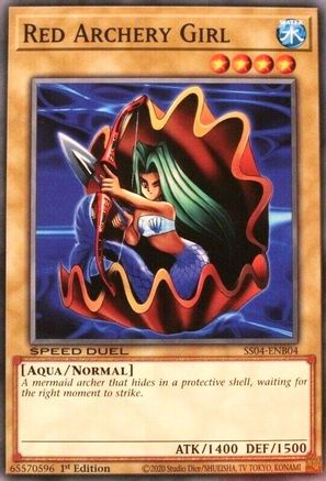 Red Archery Girl (SS04-ENB04) - Speed Duel Decks: Match of the Millennium 1st Edition Speed Duel Decks: Match of the Millennium Yugioh Single  Squirtle Squad Card Shop.