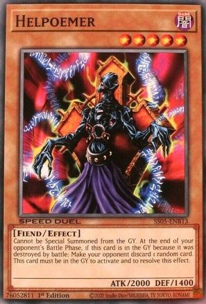 Helpoemer (SS05-ENB13) - Speed Duel Decks: Twisted Nightmares 1st Edition Speed Duel Decks: Twisted Nightmares Yugioh Single  Squirtle Squad Card Shop.