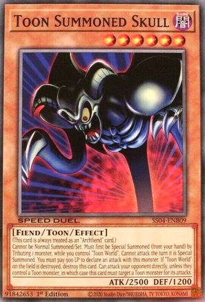 Toon Summoned Skull (SS04-ENB09) - Speed Duel Decks: Match of the Millennium 1st Edition Speed Duel Decks: Match of the Millennium Yugioh Single  Squirtle Squad Card Shop.