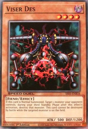Viser Des (SS05-ENB16) - Speed Duel Decks: Twisted Nightmares 1st Edition Speed Duel Decks: Twisted Nightmares Yugioh Single  Squirtle Squad Card Shop.