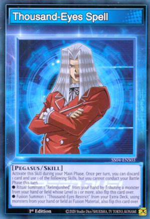 Thousand-Eyes Spell (SS04-ENS03) - Speed Duel Decks: Match of the Millennium 1st Edition Speed Duel Decks: Match of the Millennium Yugioh Single  Squirtle Squad Card Shop.