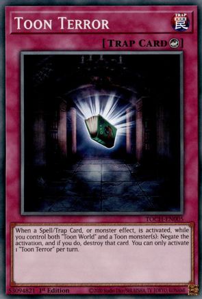 Toon Terror (TOCH-EN005) - Toon Chaos 1st Edition Toon Chaos Yugioh Single  Squirtle Squad Card Shop.