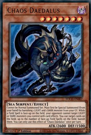 Chaos Daedalus (TOCH-EN007) - Toon Chaos 1st Edition Toon Chaos Yugioh Single  Squirtle Squad Card Shop.
