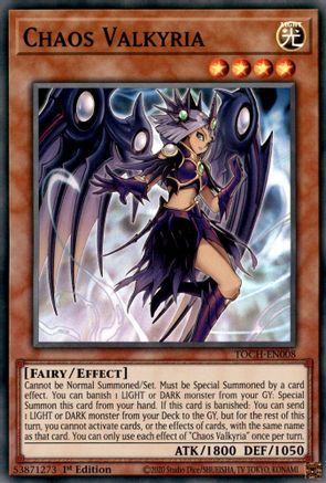 Chaos Valkyria (TOCH-EN008) - Toon Chaos Unlimited Toon Chaos Yugioh Single  Squirtle Squad Card Shop.