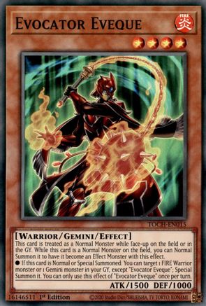 Evocator Eveque (TOCH-EN015) - Toon Chaos Unlimited Toon Chaos Yugioh Single  Squirtle Squad Card Shop.