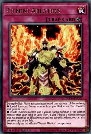 Gemini Ablation (TOCH-EN019) - Toon Chaos 1st Edition Toon Chaos Yugioh Single  Squirtle Squad Card Shop.