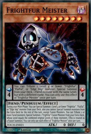 Frightfur Meister (TOCH-EN021) - Toon Chaos 1st Edition Toon Chaos Yugioh Single  Squirtle Squad Card Shop.