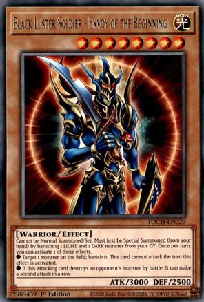 Black Luster Soldier - Envoy of the Beginning (TOCH-EN029) - Toon Chaos Unlimited Toon Chaos Yugioh Single  Squirtle Squad Card Shop.
