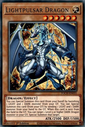 Lightpulsar Dragon (TOCH-EN031) - Toon Chaos 1st Edition Toon Chaos Yugioh Single  Squirtle Squad Card Shop.