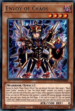 Envoy of Chaos (TOCH-EN039) - Toon Chaos 1st Edition Toon Chaos Yugioh Single  Squirtle Squad Card Shop.