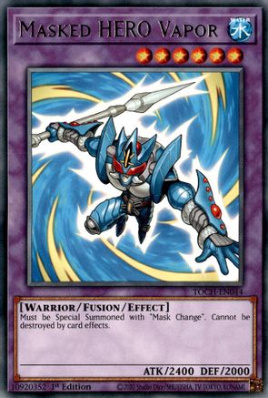 Masked HERO Vapor (TOCH-EN044) - Toon Chaos Unlimited Toon Chaos Yugioh Single  Squirtle Squad Card Shop.