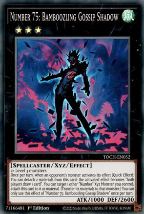 Number 75: Bamboozling Gossip Shadow (TOCH-EN052) - Toon Chaos 1st Edition Toon Chaos Yugioh Single  Squirtle Squad Card Shop.