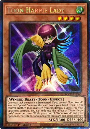 Toon Harpie Lady (CR) (TOCH-EN002) - Toon Chaos Unlimited Toon Chaos Yugioh Single  Squirtle Squad Card Shop.