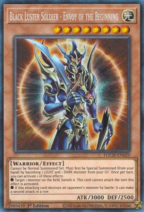 Black Luster Soldier - Envoy of the Beginning (CR) (TOCH-EN029) - Toon Chaos Unlimited Toon Chaos Yugioh Single  Squirtle Squad Card Shop.