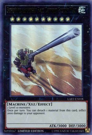 Superdreadnought Rail Cannon Gustav Max (LART-EN018) - The Lost Art Promotion Limited The Lost Art Promotion Yugioh Single  Squirtle Squad Card Shop.