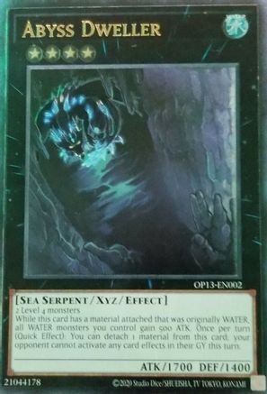 Abyss Dweller (UTR) (OP13-EN002) - OTS Tournament Pack 13 Unlimited OTS Tournament Pack 13 Yugioh Single  Squirtle Squad Card Shop.