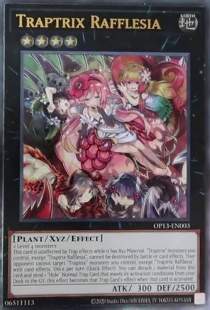 Traptrix Rafflesia (UTR) (OP13-EN003) - OTS Tournament Pack 13 Unlimited OTS Tournament Pack 13 Yugioh Single  Squirtle Squad Card Shop.
