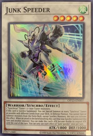 Junk Speeder (OP13-EN007) - OTS Tournament Pack 13 Unlimited OTS Tournament Pack 13 Yugioh Single  Squirtle Squad Card Shop.