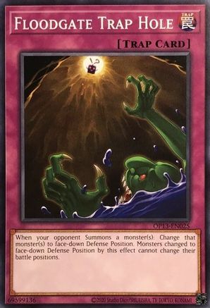 Floodgate Trap Hole (OP13-EN025) - OTS Tournament Pack 13 Unlimited OTS Tournament Pack 13 Yugioh Single  Squirtle Squad Card Shop.
