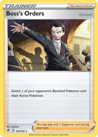 Boss's Orders 154/192  Deck Exclusives - Rare