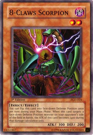 8-Claws Scorpion (PGD-024) - Pharaonic Guardian Unlimited Pharaonic Guardian Yugioh Single  Squirtle Squad Card Shop.