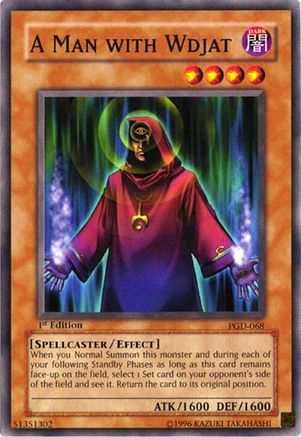A Man with Wdjat (PGD-068) - Pharaonic Guardian 1st Edition Pharaonic Guardian Yugioh Single  Squirtle Squad Card Shop.