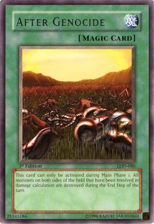 After Genocide (LOD-086) - Legacy of Darkness 1st Edition Legacy of Darkness Yugioh Single  Squirtle Squad Card Shop.