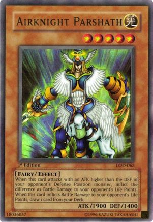 Airknight Parshath (LOD-062) - Legacy of Darkness 1st Edition Legacy of Darkness Yugioh Single  Squirtle Squad Card Shop.