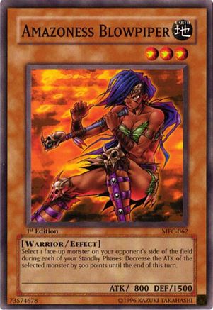 Amazoness Blowpiper (MFC-062) - Magician's Force Unlimited Magician's Force Yugioh Single  Squirtle Squad Card Shop.
