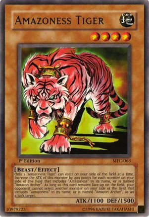 Amazoness Tiger (MFC-063) - Magician's Force Unlimited Magician's Force Yugioh Single  Squirtle Squad Card Shop.