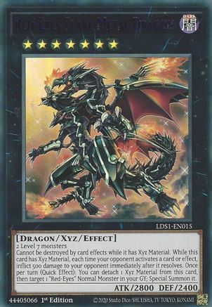 Red-Eyes Flare Metal Dragon (Purple) (LDS1-EN015) - Legendary Duelists: Season 1 1st Edition Legendary Duelists: Season 1 Yugioh Single  Squirtle Squad Card Shop.