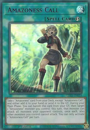 Amazoness Call (Purple) (LDS1-EN024) - Legendary Duelists: Season 1 1st Edition Legendary Duelists: Season 1 Yugioh Single  Squirtle Squad Card Shop.