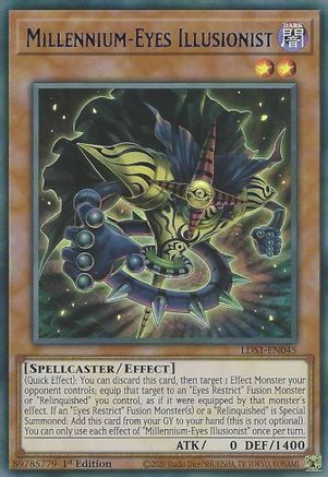 Millennium-Eyes Illusionist (Blue) (LDS1-EN045) - Legendary Duelists: Season 1 1st Edition Legendary Duelists: Season 1 Yugioh Single  Squirtle Squad Card Shop.