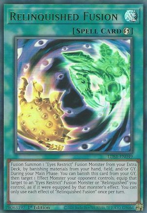 Relinquished Fusion (Green) (LDS1-EN049) - Legendary Duelists: Season 1 1st Edition Legendary Duelists: Season 1 Yugioh Single  Squirtle Squad Card Shop.