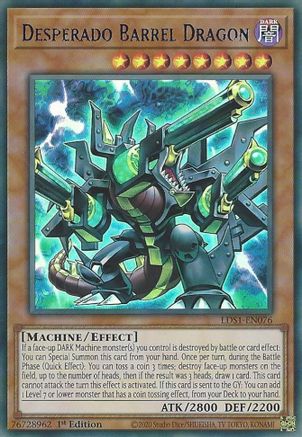 Desperado Barrel Dragon (Blue) (LDS1-EN076) - Legendary Duelists: Season 1 1st Edition Legendary Duelists: Season 1 Yugioh Single  Squirtle Squad Card Shop.