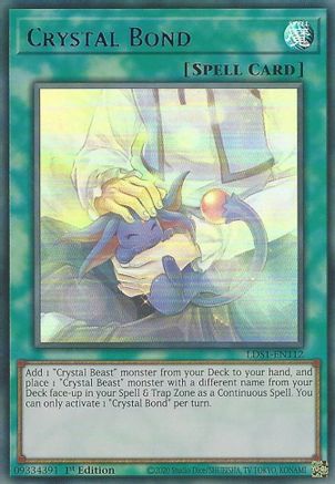 Crystal Bond (Blue) (LDS1-EN112) - Legendary Duelists: Season 1 1st Edition Legendary Duelists: Season 1 Yugioh Single  Squirtle Squad Card Shop.