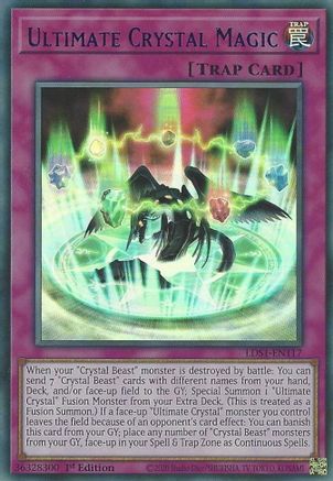 Ultimate Crystal Magic (Blue) (LDS1-EN117) - Legendary Duelists: Season 1 1st Edition Legendary Duelists: Season 1 Yugioh Single  Squirtle Squad Card Shop.
