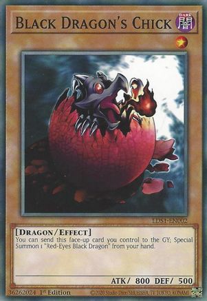 Black Dragon's Chick (LDS1-EN002) - Legendary Duelists: Season 1 1st Edition Legendary Duelists: Season 1 Yugioh Single  Squirtle Squad Card Shop.